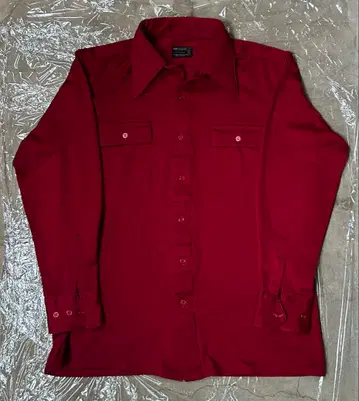 70년대 JC 페니 단색 셔츠