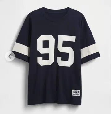 GAP 일본 상륙 30주년 한정판 오버 사이즈 저지 티셔츠 네이비