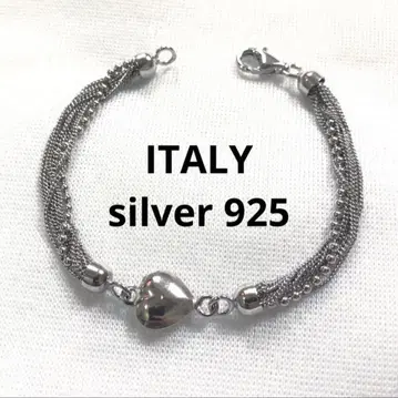 ITALY 빈티지 90년대 스털링 실버 925 팔찌
