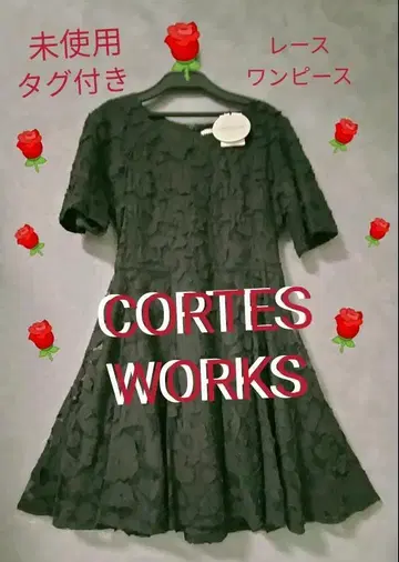 CORTESWORKS 자수 레이스 원피스