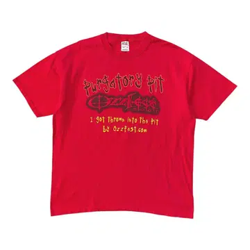 구제 의류 빈티지 OZZFEST 오즈페스트 2001 락 티셔츠