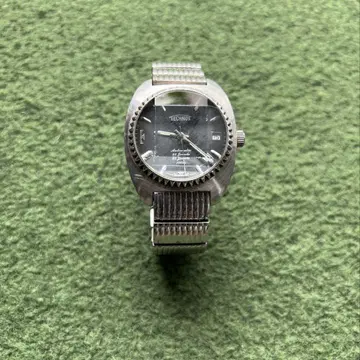 TECHNOS 자동 감기 손목시계 남성용 빈티지