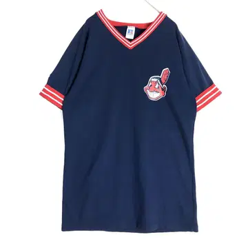 3338 USA제 MLB 베이스볼 셔츠 유니폼 야구 네이비