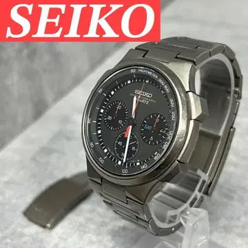 세이코 7A38-7030 스피드 마스터 티타늄 크로노그래프 손목시계