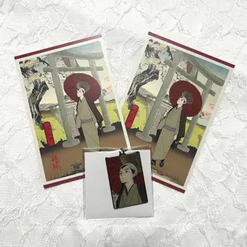 하이큐 배구 사계절의 풍경 봄의 전투 메탈 키링 키타 신스케 특전 엽서