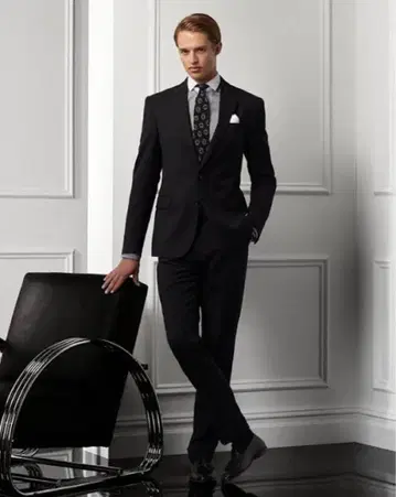 Ralph Lauren 블랙 라벨 비즈니스 자켓 블랙