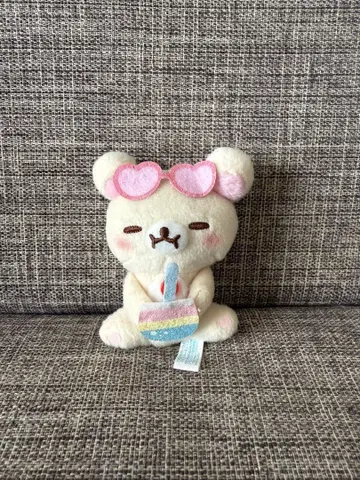 산엑스 코리락쿠마 베케이션 마스코트 키체인 리락쿠마