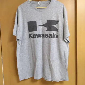 가와사키 그레이 티셔츠 XL