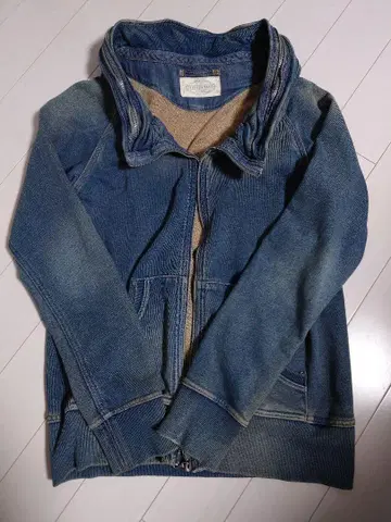 GOA 고어 후드 수납 데님 풀 집업 후드티 사이즈 M