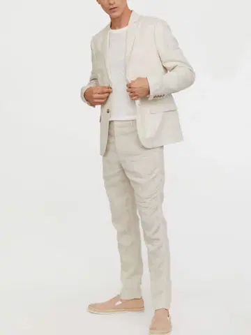 H&M 린넨 수트 팬츠