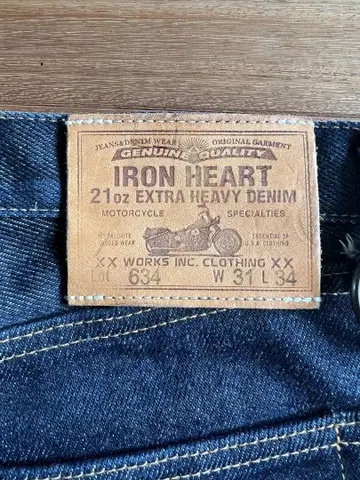 IRON HEART 21oz HEAVY DENIM W31 L34