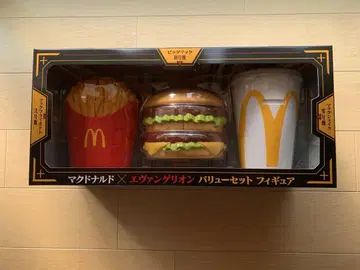 맥도날드 에반게리온 밸류 세트 피규어 미개봉 새상품 봉투 포함
