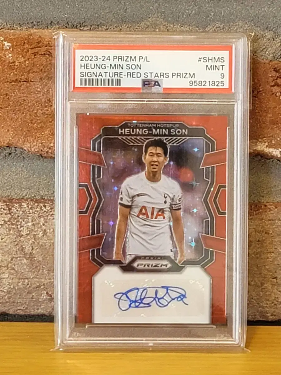 [PSA9] 손흥민 오토 RED STARS싸인카드
