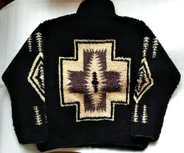 PENDLETON 펜들턴 기하학 패턴 보아 플리스 자켓 L 사이즈