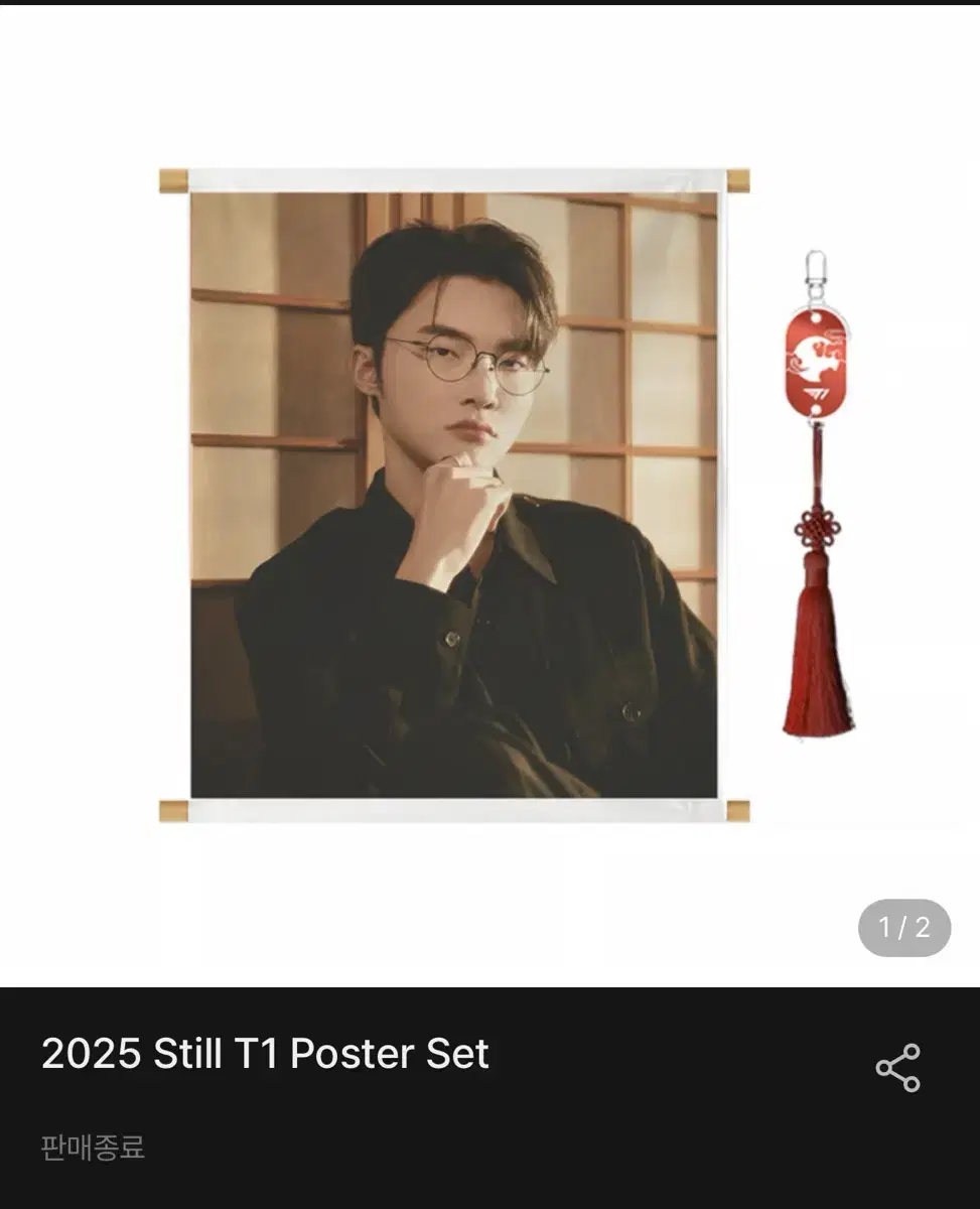 T1 Fei poster & tassel keyring