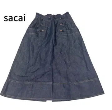 사카이 데님 스커트 사카이 롱 스커트