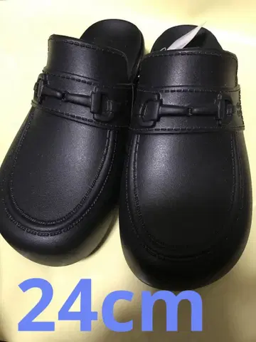 미사용 새상품 GU rokh 로퍼 클로그 샌들 24cm