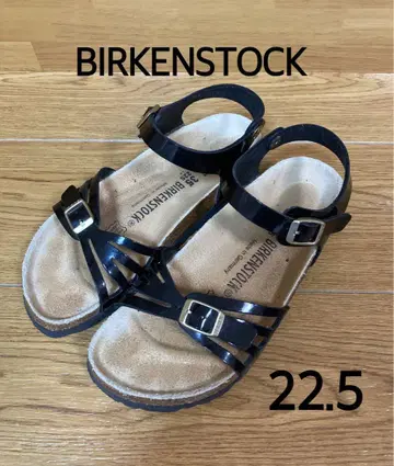 BIRKENSTOCK BALI 에나멜 블랙 22.5cm