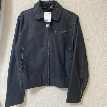 블랙 가죽 자켓 XS
