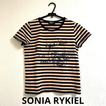 SONIA RYKIEL 소니아 리키엘 보더 티셔츠 40 스트라이프