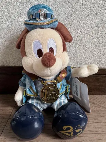 미키 마우스 도쿄 디즈니씨 개업 15주년 기념 봉제 인형 한정품