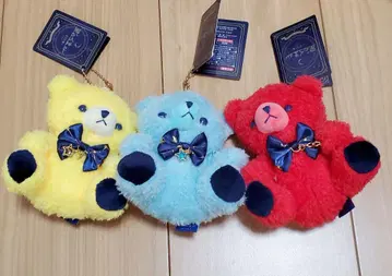 별 곰돌이 봉제 인형 마스코트 3종 세트