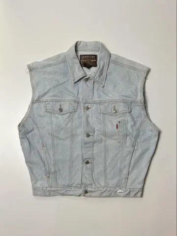 Jordache 라이트 블루 데님 베스트 XL 사이즈