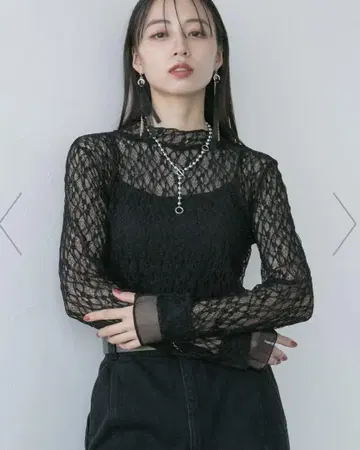 HARE 시어 레이스 타이트 탑