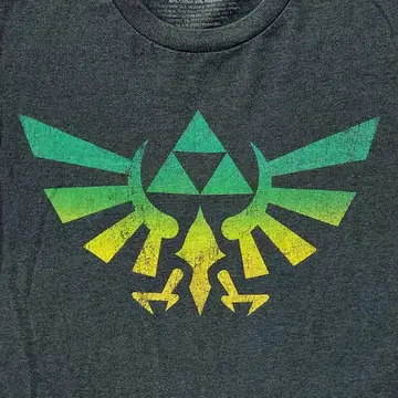젤다의 전설 반팔 티셔츠 M 사이즈 ZELDA US 구제 의류 [220]