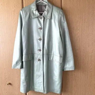 이탈리아 양가죽 롱 코트 40