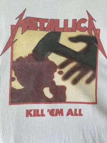 90s anvil Metallica KILL 'EM ALL 래글런 XL