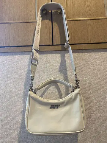 STRETCH ANGELS 숄더백 화이트