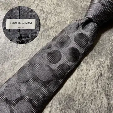 AN082 GIORGIO ARMANI 다크 퍼플 실크 넥타이