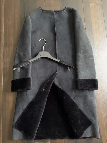 유나이티드 애로우즈 united arrows 양가죽 무스탕 코트
