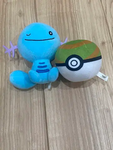 포켓몬 우파 봉제 인형 몬스터 볼 포함