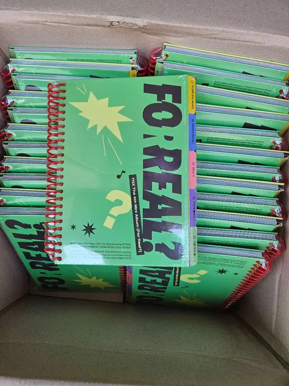 In stock) TNX Mini Album Vol. 4 For Real Photobook Sealed Album