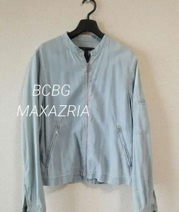 BCBG 데님 스타일 블루종 블루 XS