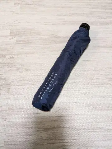 매킨토시 철학 초경량 접이식 우산 남녀 공용 네이비