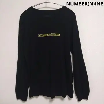 완판 NUMBER(N)INE 넘버나인 롱 T 블랙
