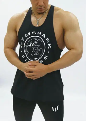 Gymshark 헬스장 샤크 탱크탑 남성용 트레이닝