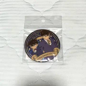 명탐정 코난 에도가와 코난 & 쿠도 신이치 홀로그램 캔뱃지