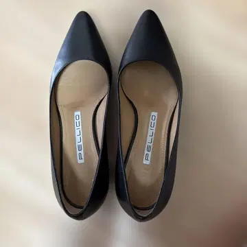 PELLICO 블랙 하이힐 37 사이즈 힐 3.5cm