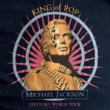 초레어 90년대 MICHAEL JACKSON 투어 프로모션 티셔츠 XL