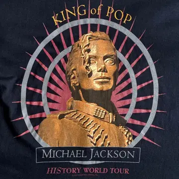 초레어 90년대 MICHAEL JACKSON 투어 프로모션 티셔츠 XL