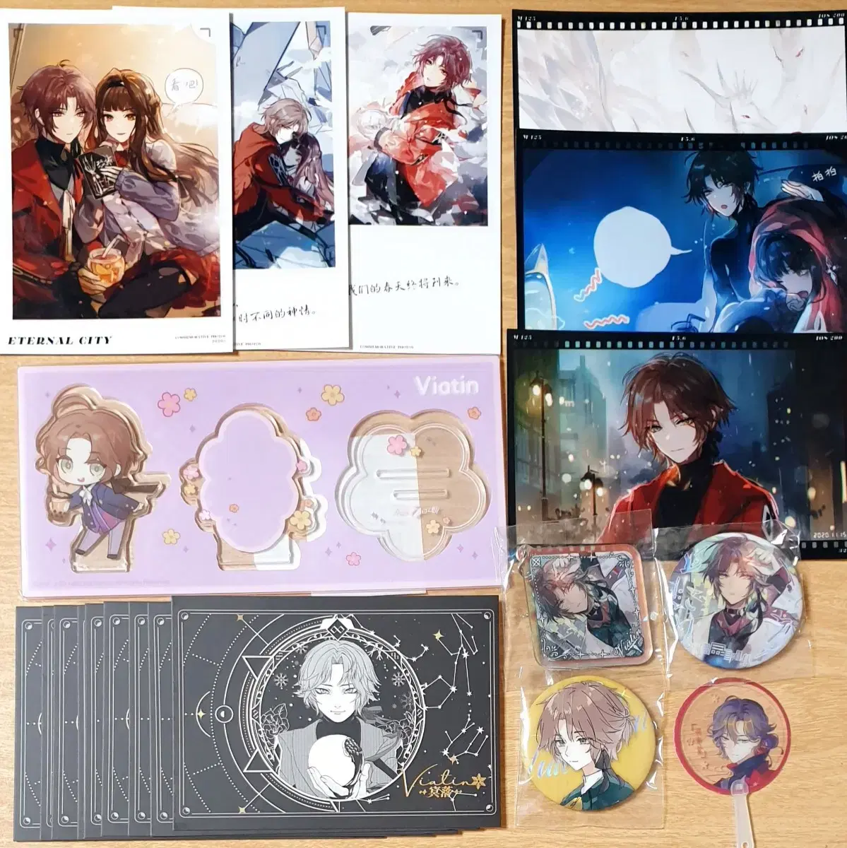 Eternal 7 Days Dosie Youngchil Young7 Viatin Illustrator's Postcard Included Set