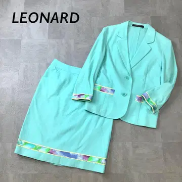 LEONARD 레오나르 수트 상하의 셋업 민트 그린