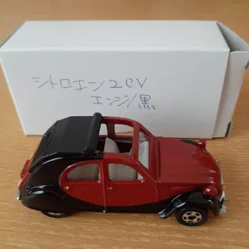 시트로엥 2CV 미니카 크림슨/블랙 토미카 NO.3 중국산 1/57