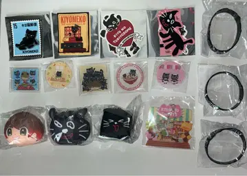 키요 복권 스티커 마스코트 비즈 쿠션 러버반 아크링 키링 배지