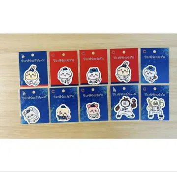 10종류 치이카와 (먼작귀) MLB 컵스, 다저스 스티커 묶음 판매