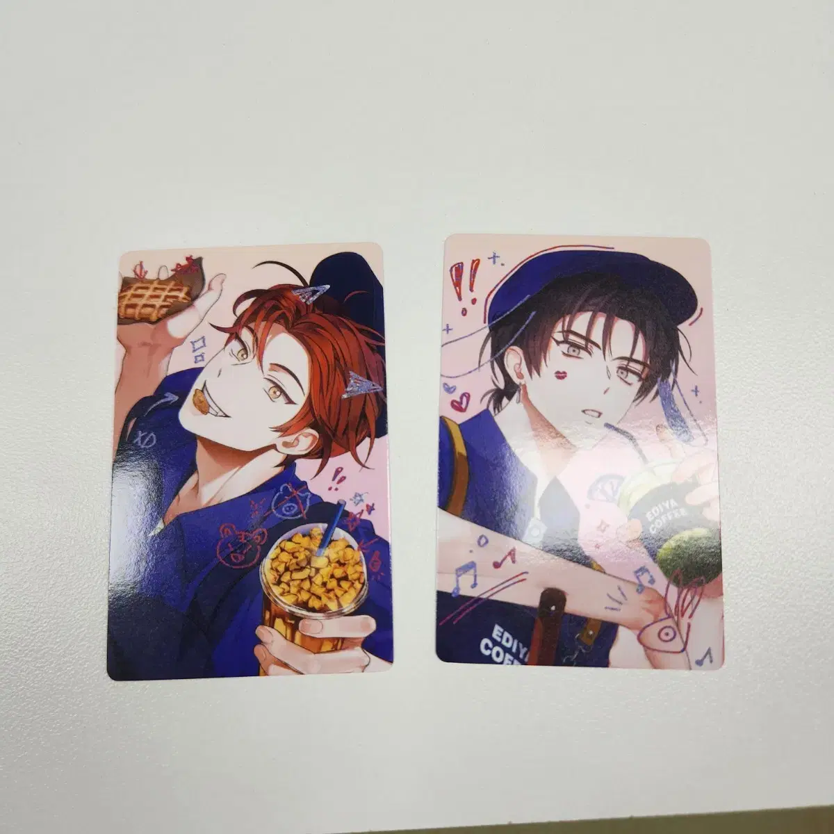 데뷔못하면죽는병걸림 이디야 콜라보 포카